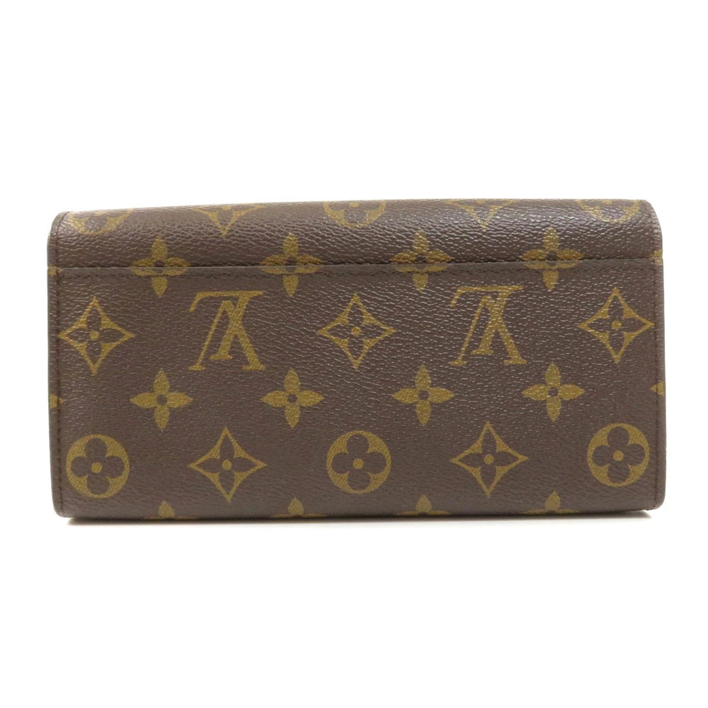 Louis Vuitton Wallet Long Portefeuille Canvas Sarah Monogram Brown